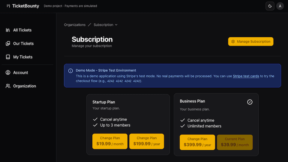 Road to Next — TicketBounty Project Preview